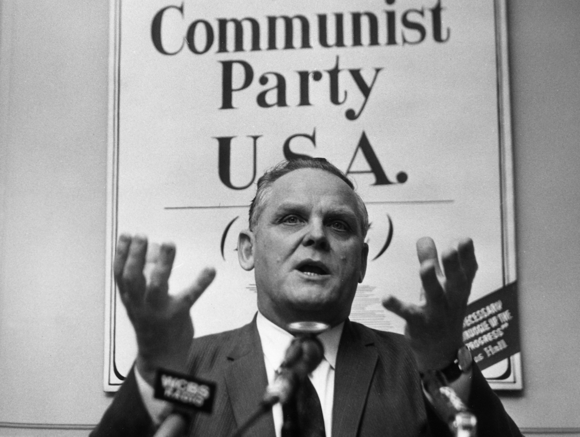 Gus Hall, American Communist Party leader