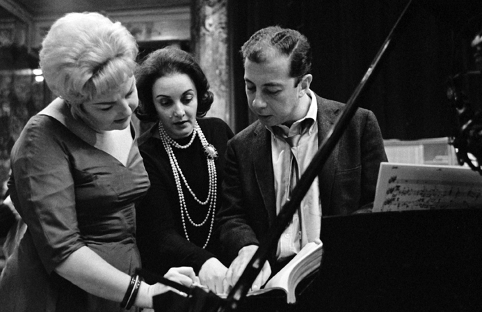 Nancy Andrews, with Carolyn Leigh and Cy Coleman